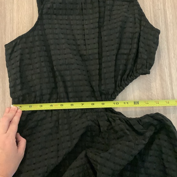 Anthropologie Maeve Side Cut Out Midi Dress in Black Size Medium - Picture 6 of 10